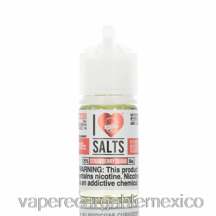 Vape Recargable Fresa Guayaba - I Love Salts - 30ml 25mg